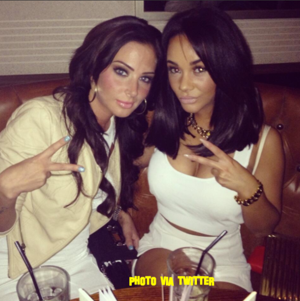 Chelsee Healey And Tulisa Contostavlos Hit The Town For Some Drinks!